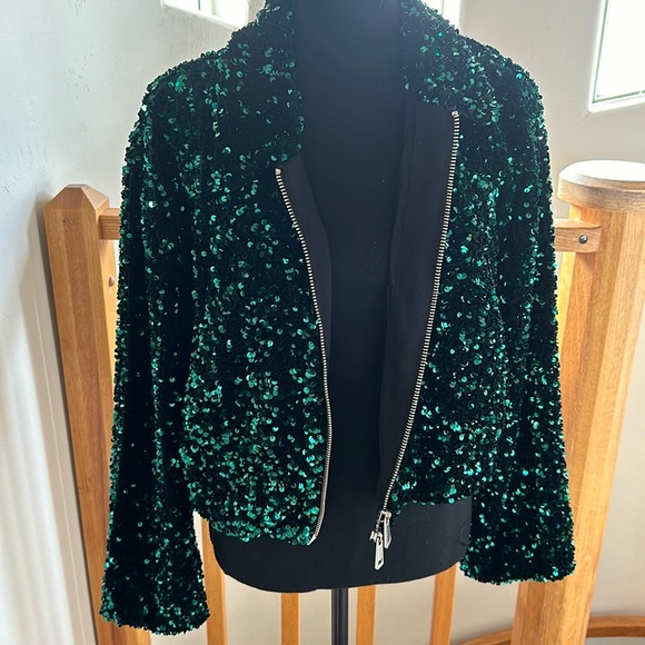 Maeve Jackets & Blazers - Sequined fun! EUC Maeve party jacket